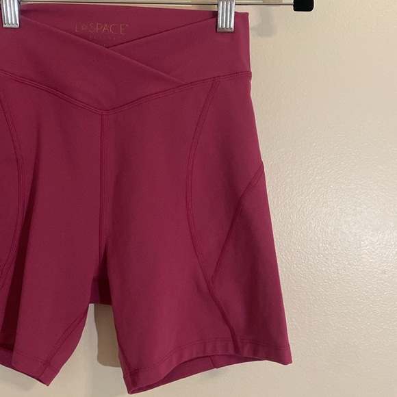 L*space Active Carter Bike Short Hot Pink Large - Picture 4 of 8
